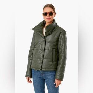Pomander Place Dark Green Puffer Jacket